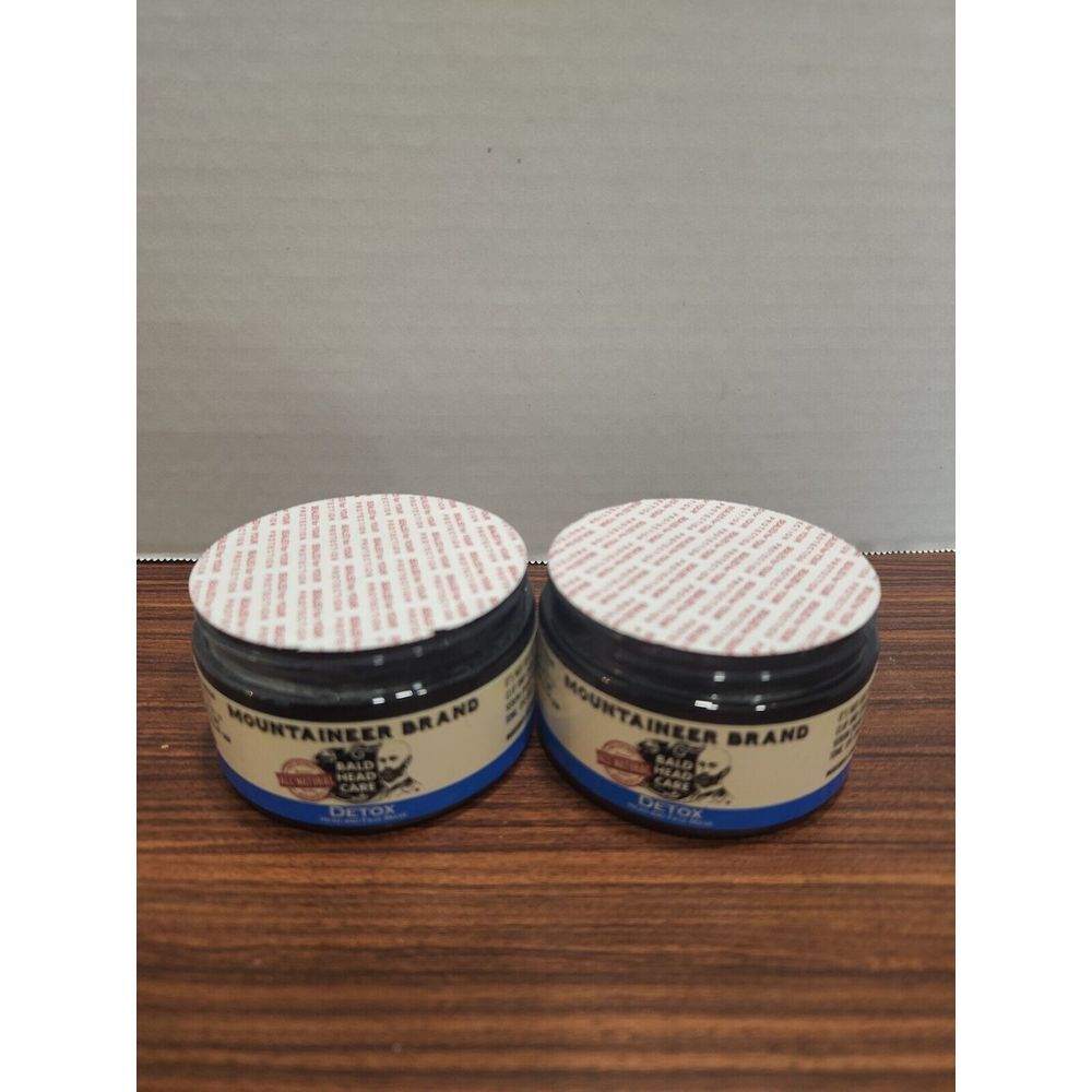 2 - 4 oz Mountineer Bald Head Care Detox Head and Face Mask - Picture 5 of 5